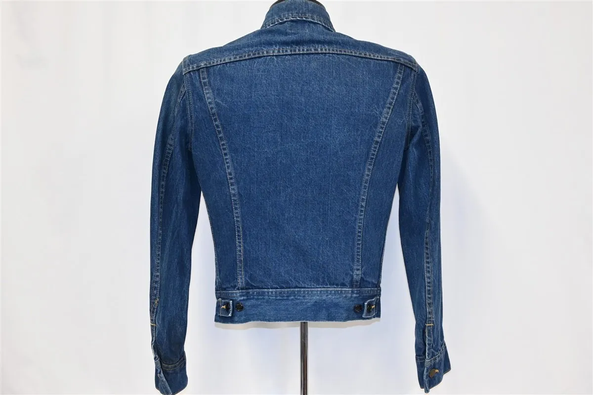 80s Lee Denim Rider Button Up Jean Jacket Small