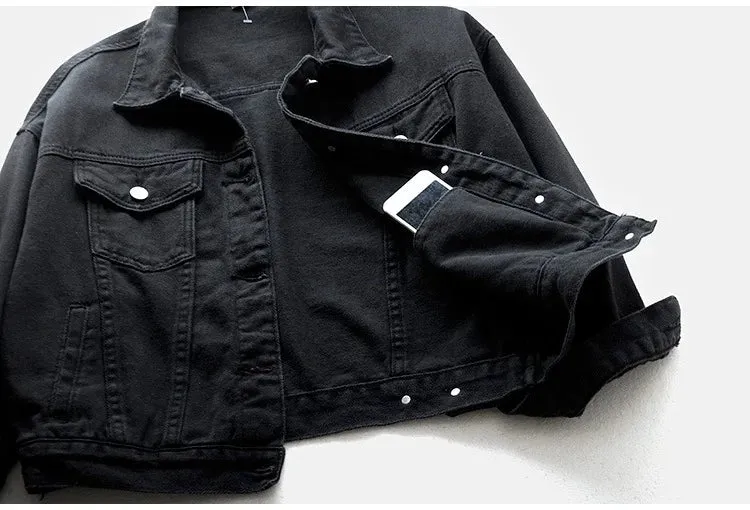 Autumn Loose Casual Outwear Denim Jackets