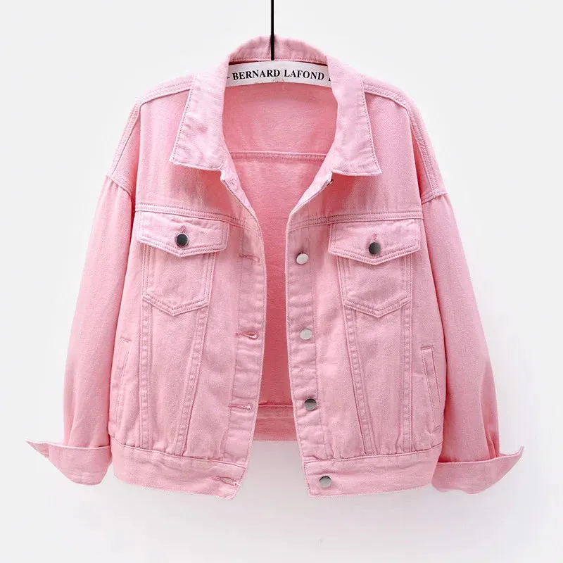 Autumn Loose Casual Outwear Denim Jackets