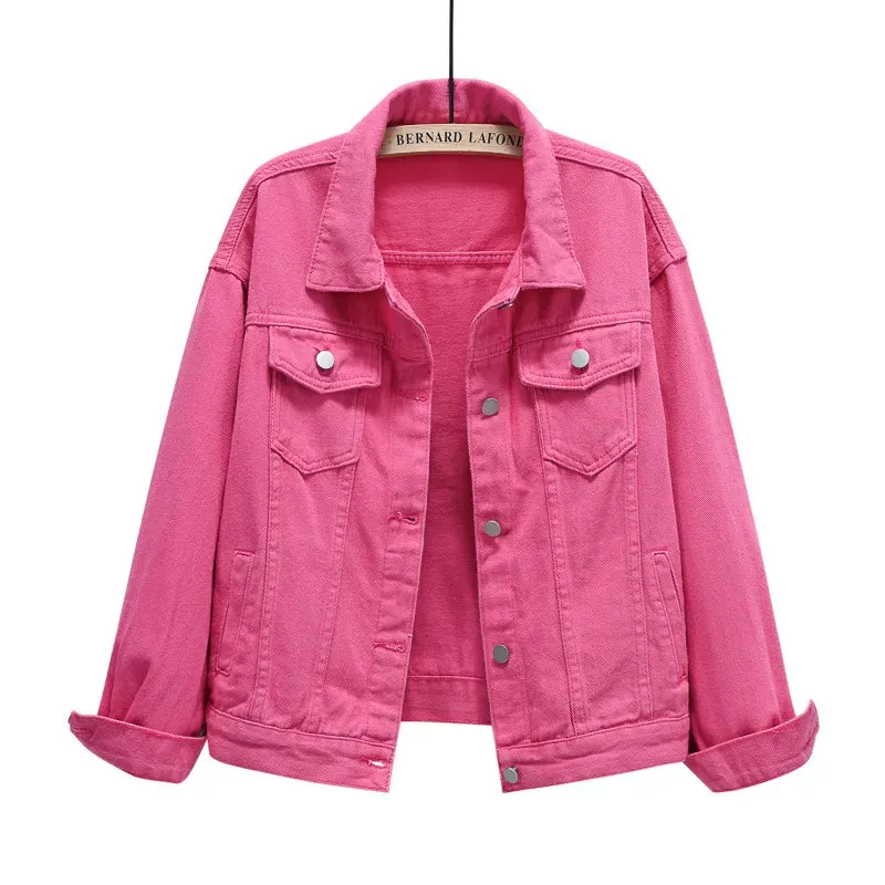 Autumn Loose Casual Outwear Denim Jackets