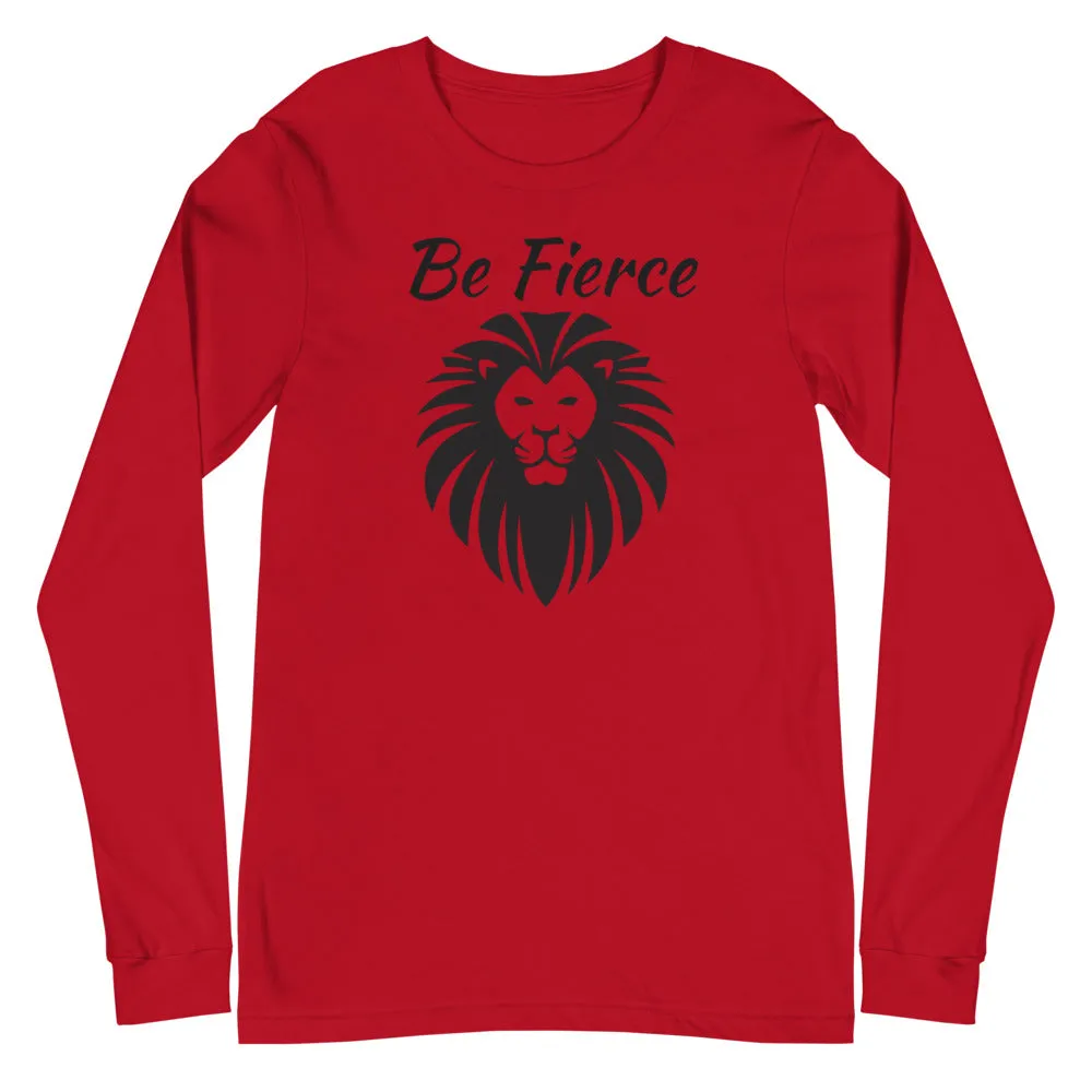 Be Fierce Lion Lovers Long Sleeve Tee, lioness-love