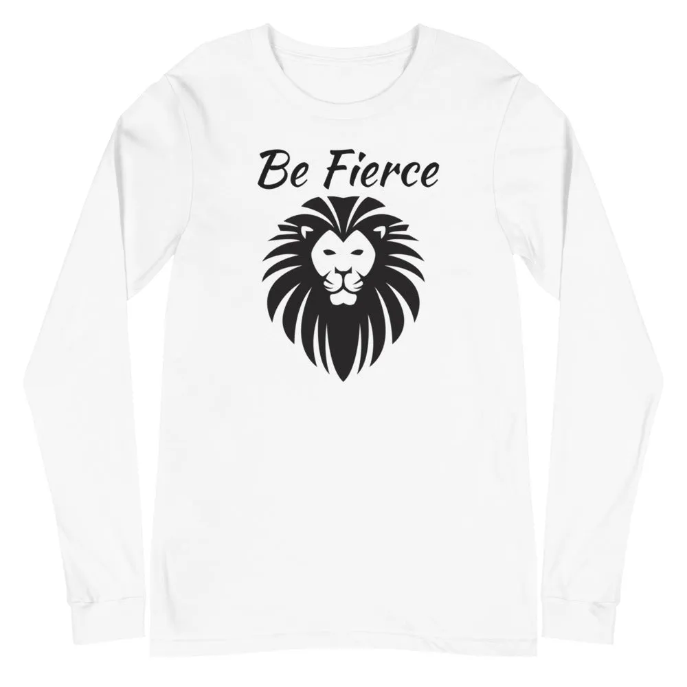 Be Fierce Lion Lovers Long Sleeve Tee, lioness-love