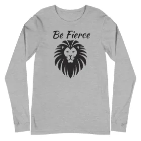 Be Fierce Lion Lovers Long Sleeve Tee, lioness-love