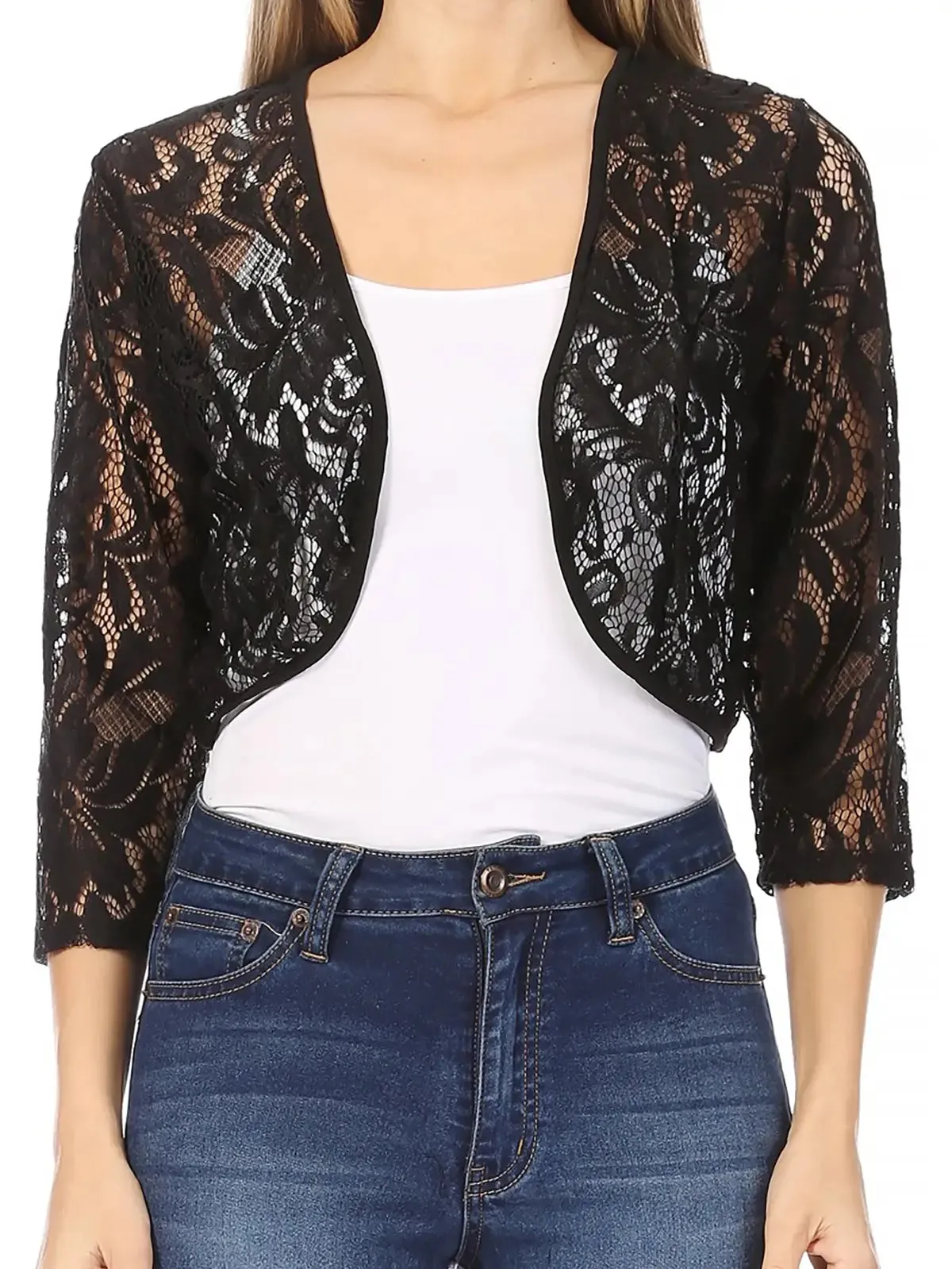 Black Lace Bolero