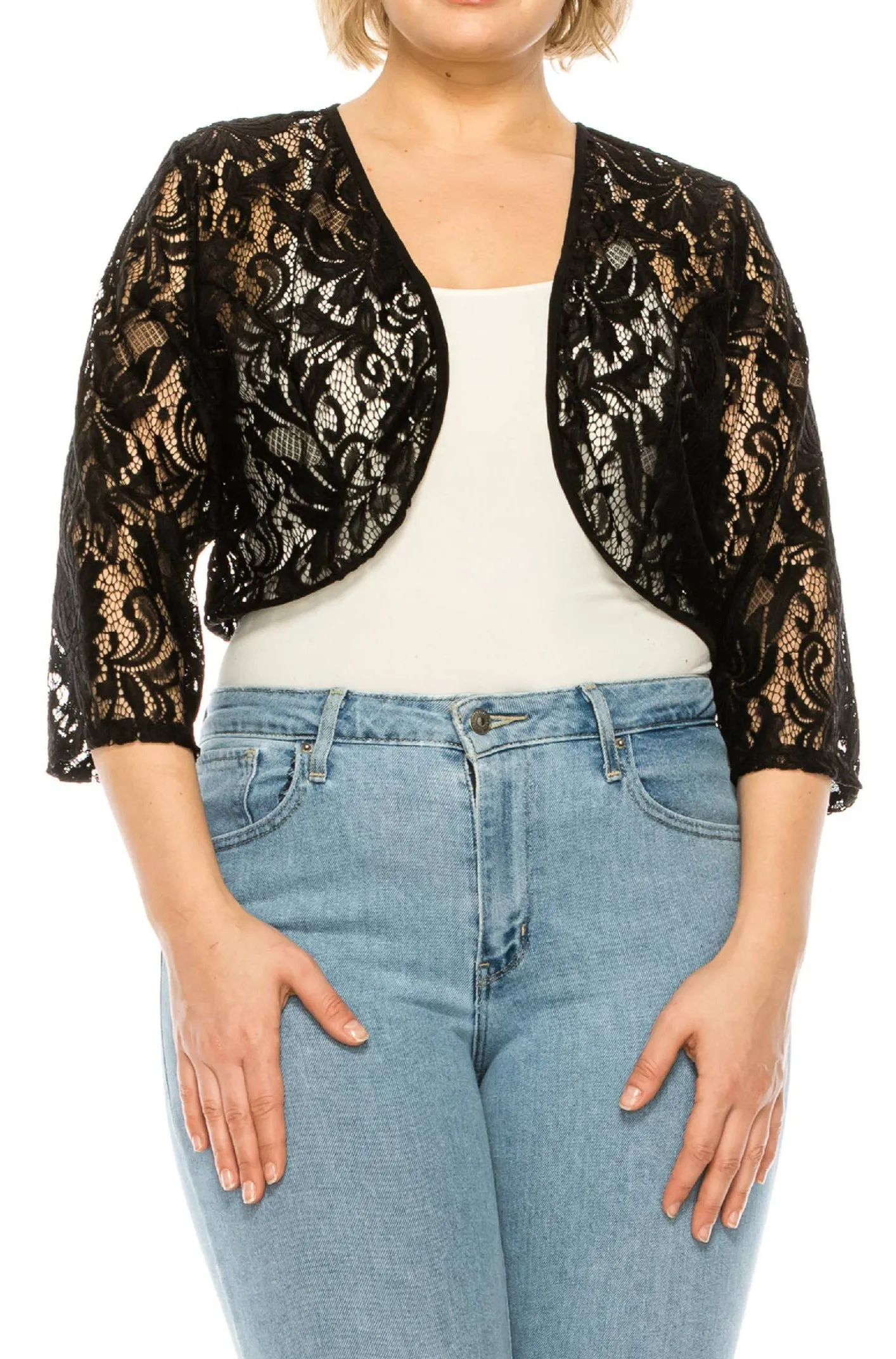 Black Lace Bolero