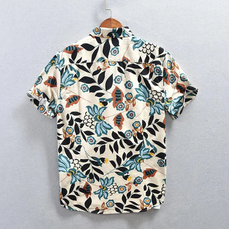 BLOSSOM BUTTON-UP SHORT SLEEVE