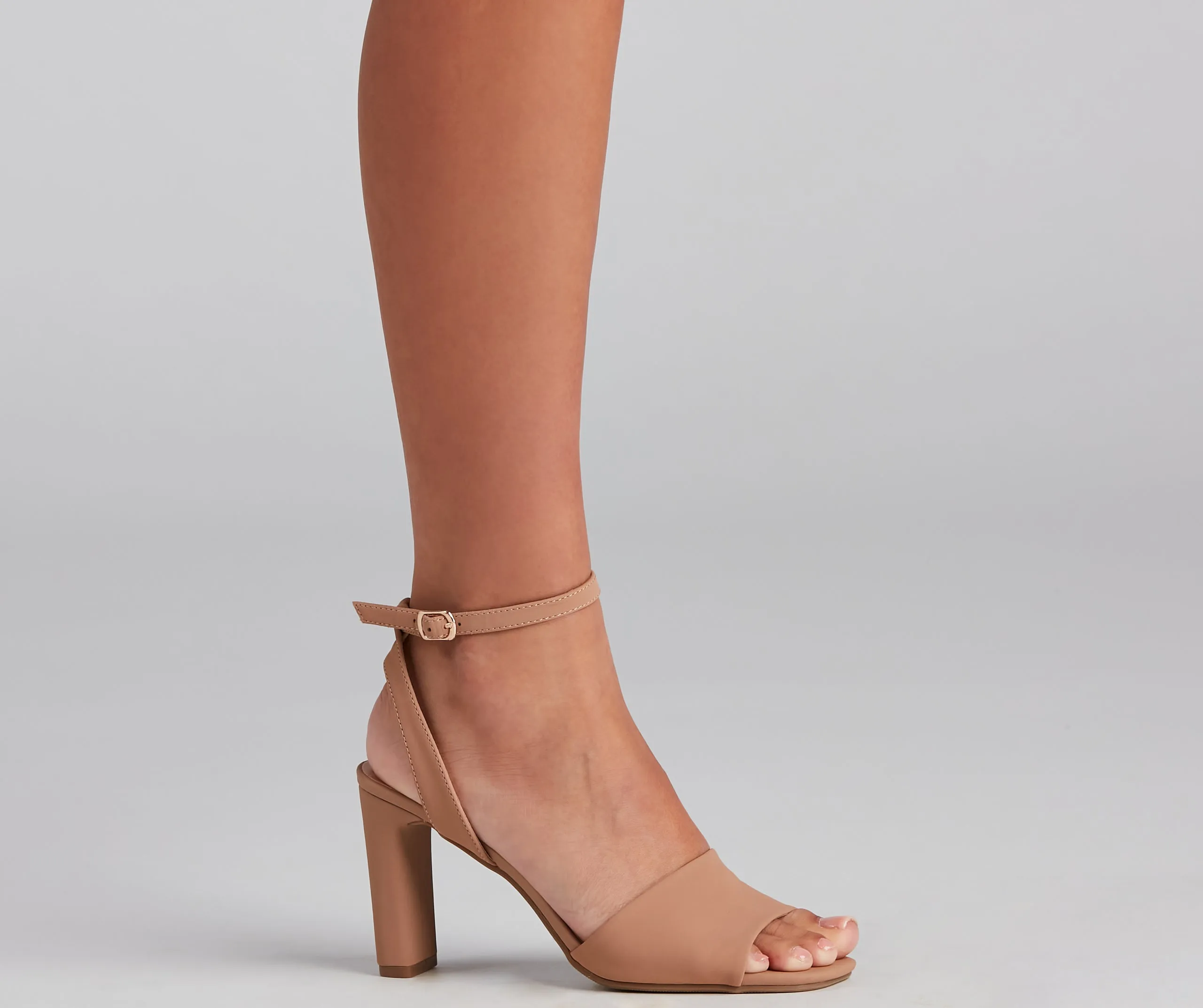 Business Or Pleasure Nubuck Block Heels