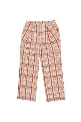 Claudia Plaid Relaxed Trouser