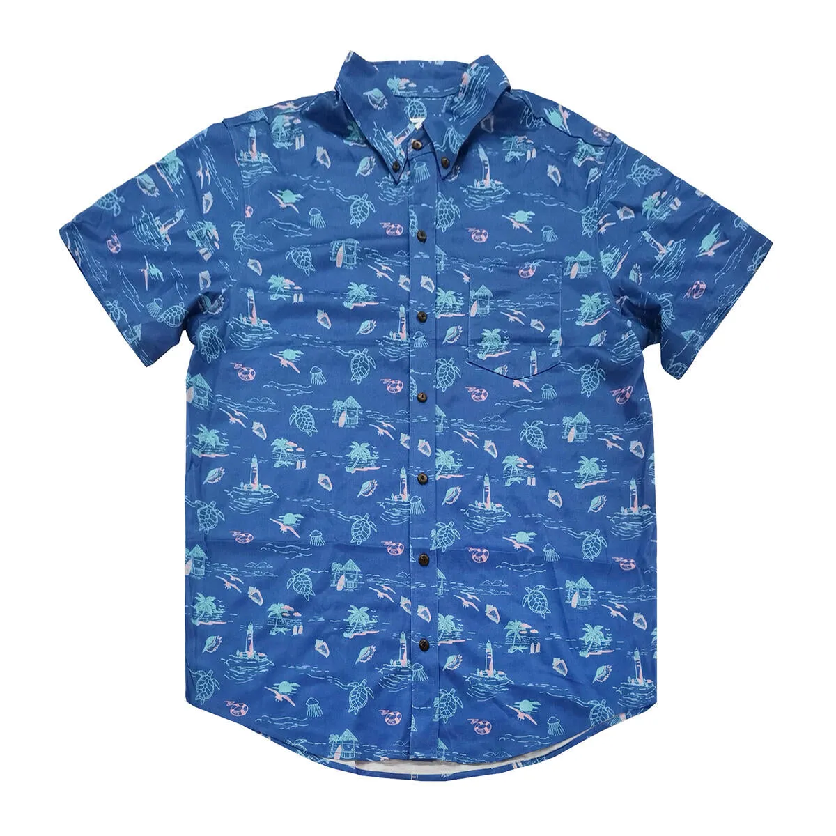 Cotton Stretch Shirt- Fiji- Bermies