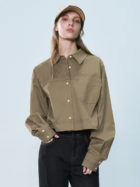 Cropped Button Up Shirts