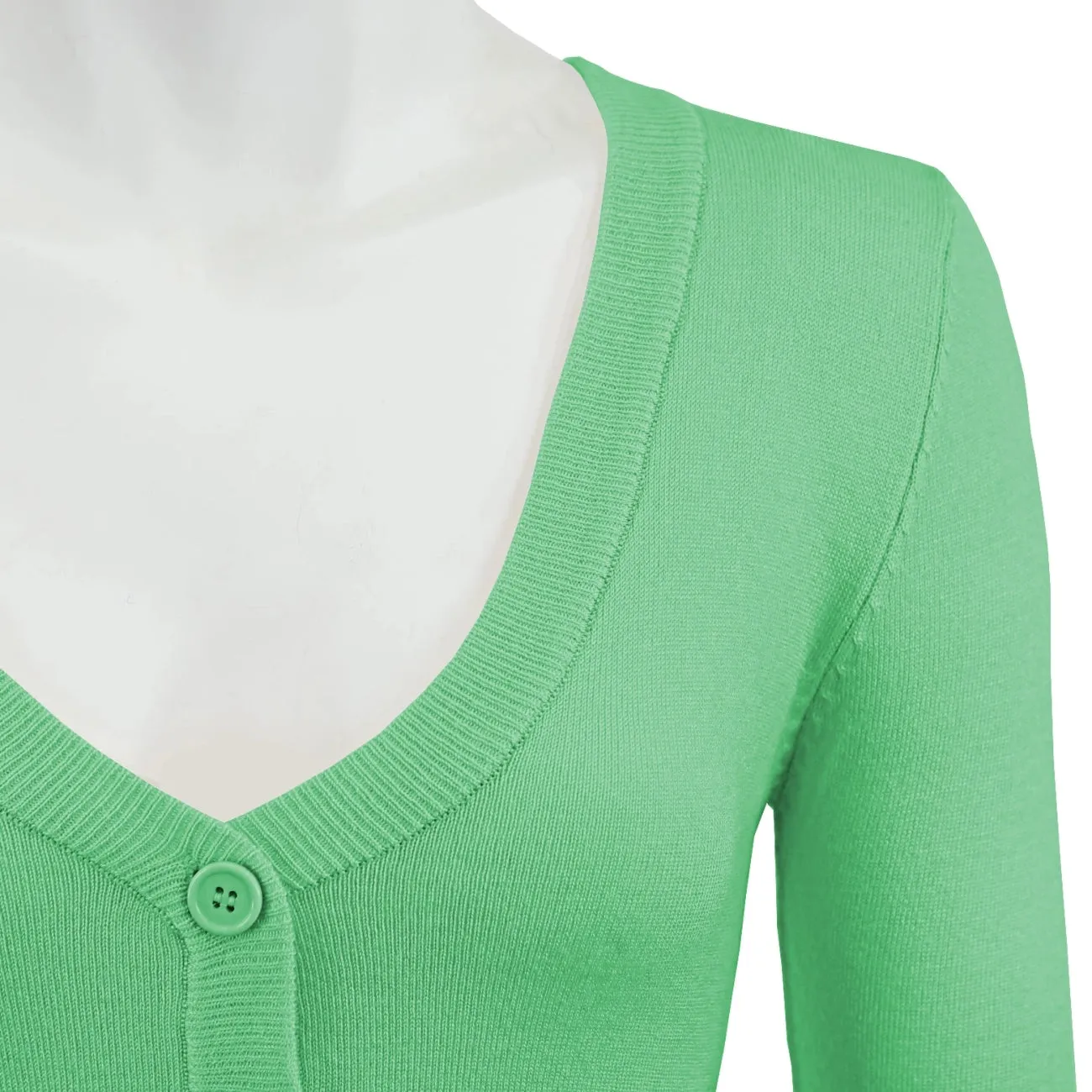 Cropped Cardigan - Mint