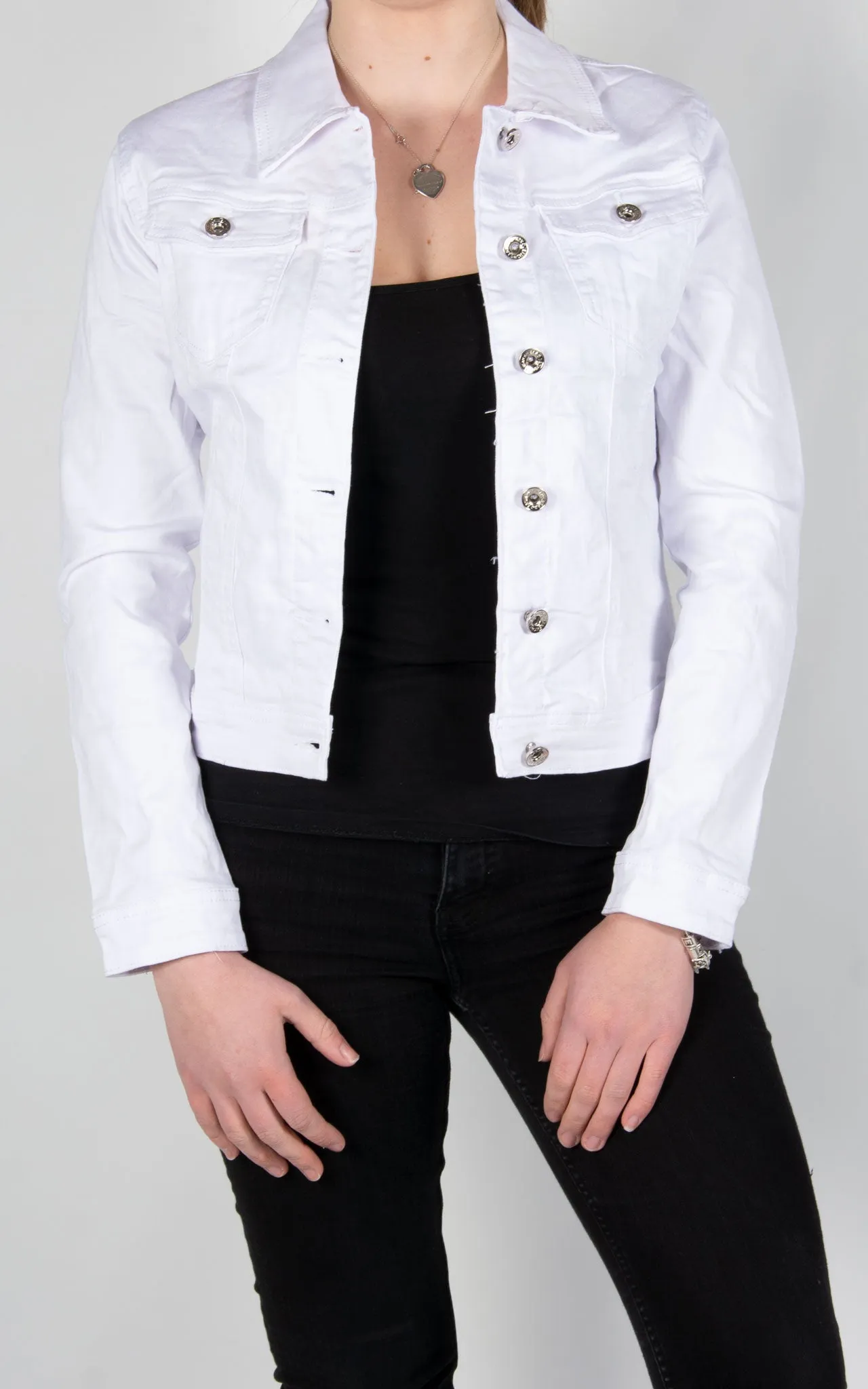 Denim Jacket | White