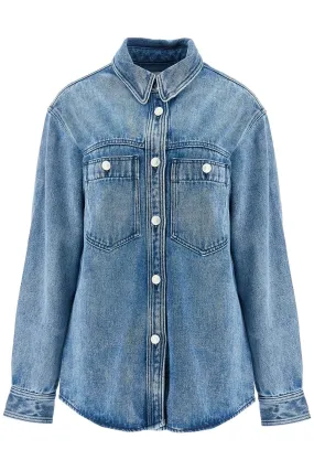 DENIM TALBOT BUTTON-UP