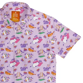 Exploding Kittens Sassy Nope Button Up Shirt