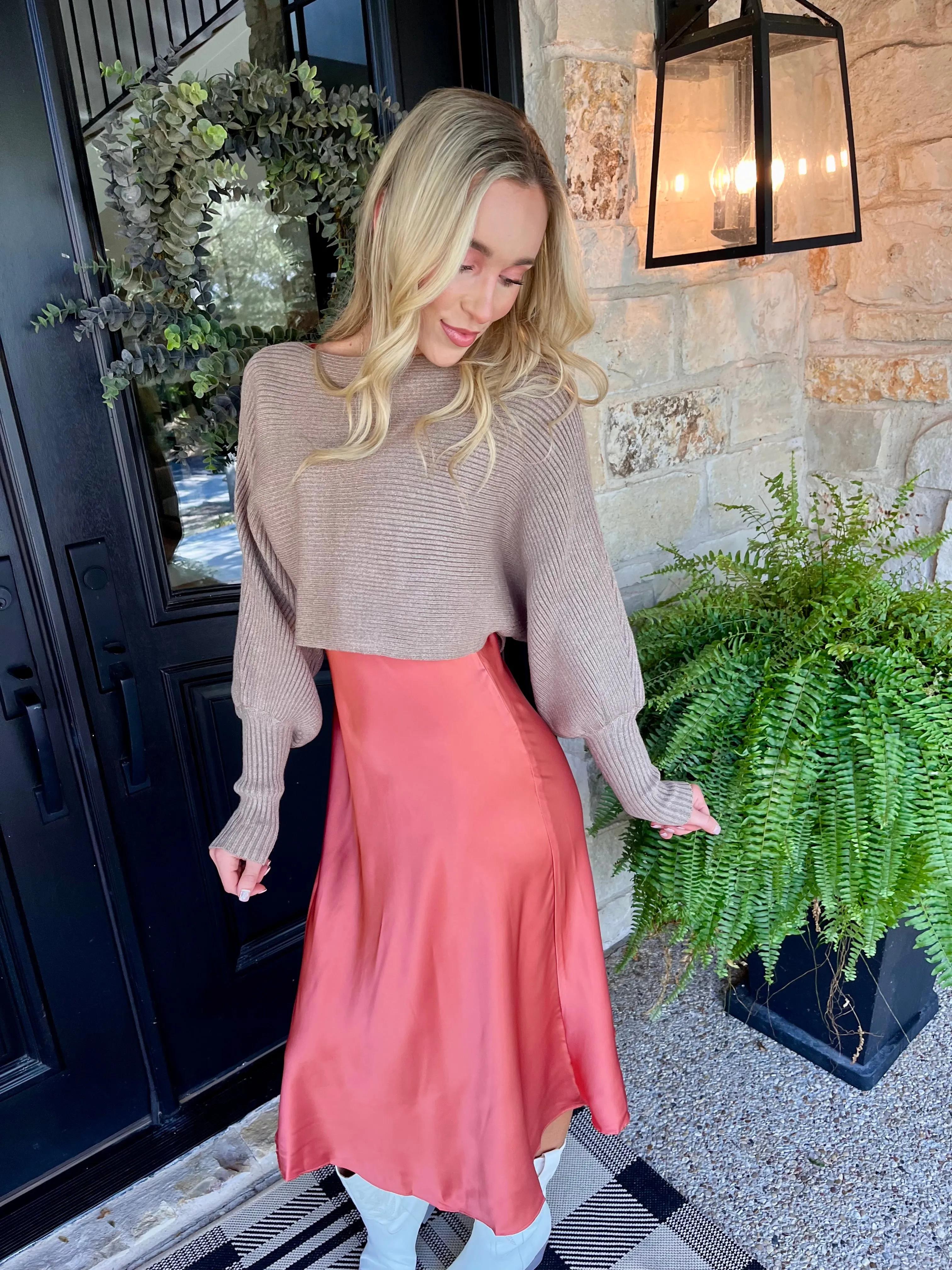 Fall Into Happiness Midi Dress