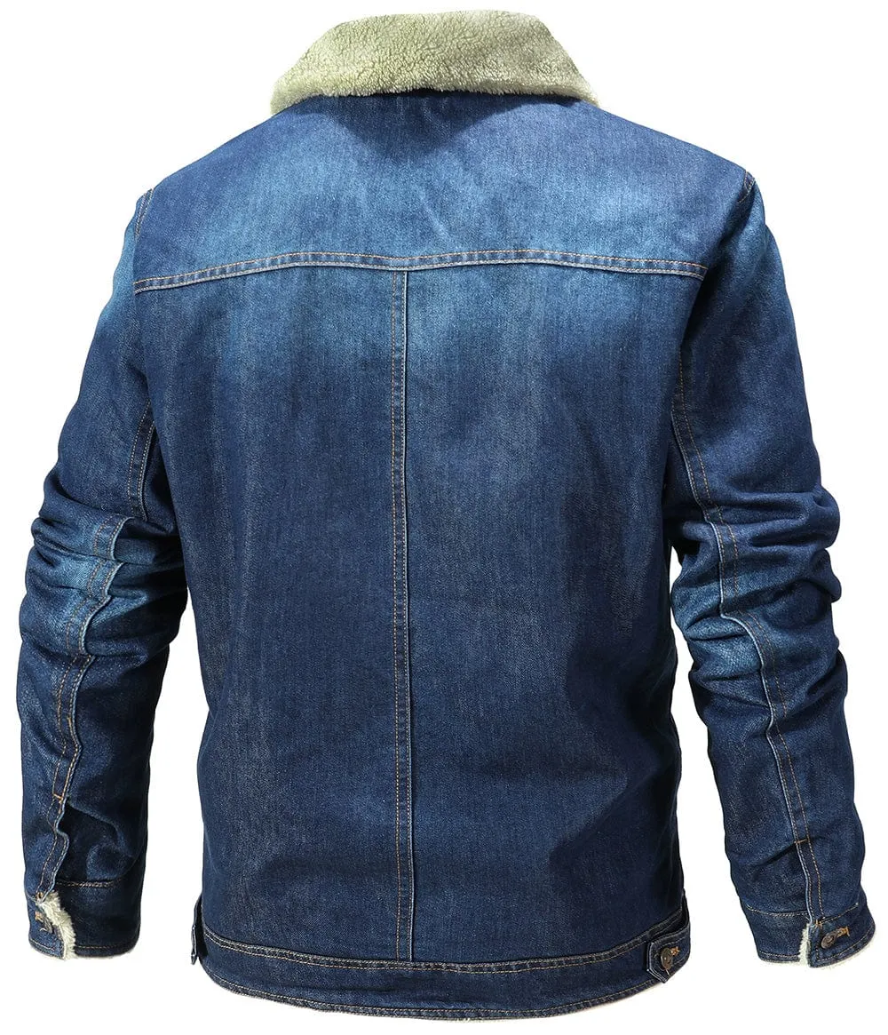 Fleece Denim Jacket (2 Designs)