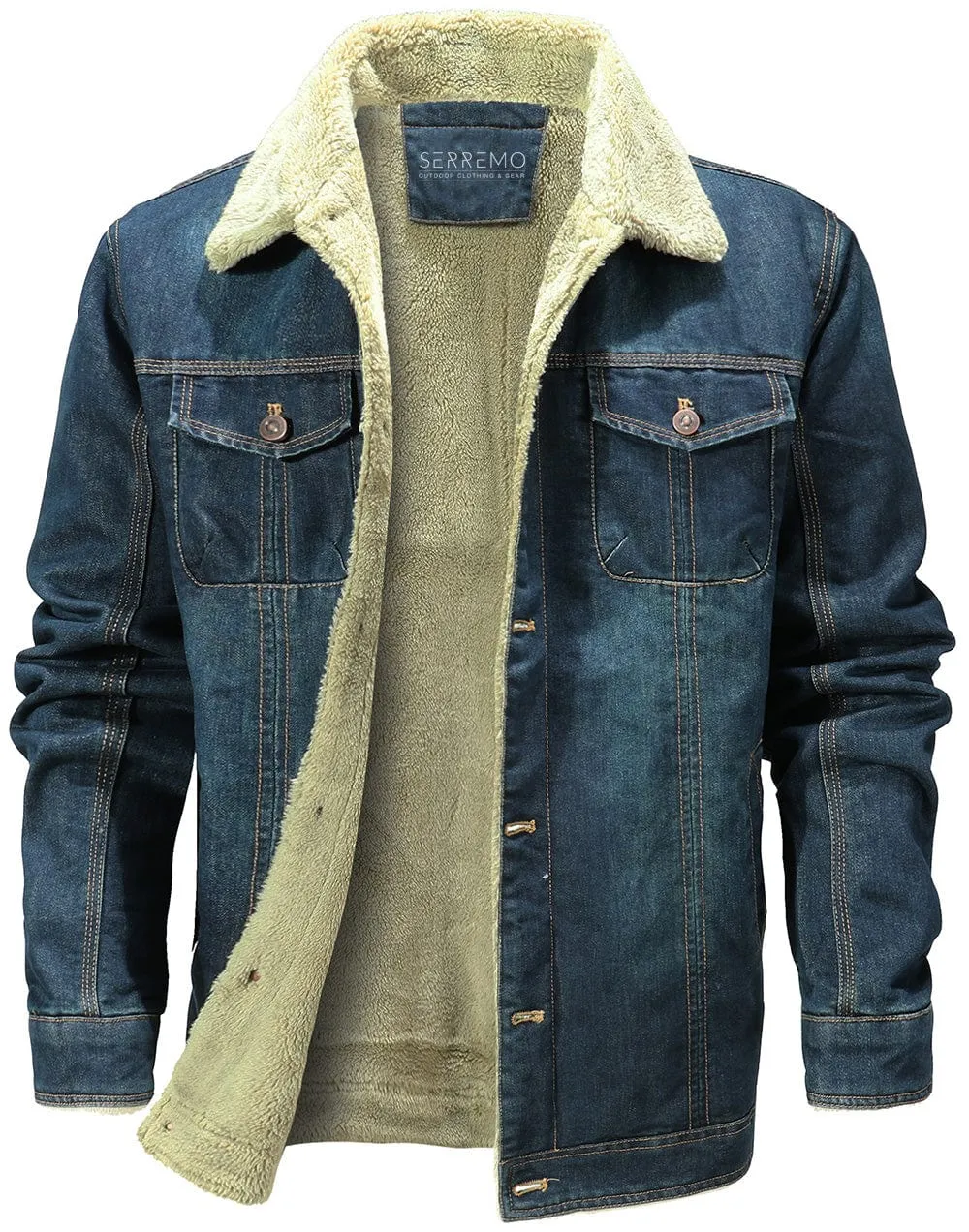 Fleece Denim Jacket (2 Designs)