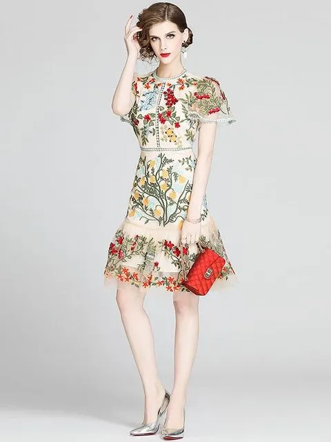 'Flora' Dress