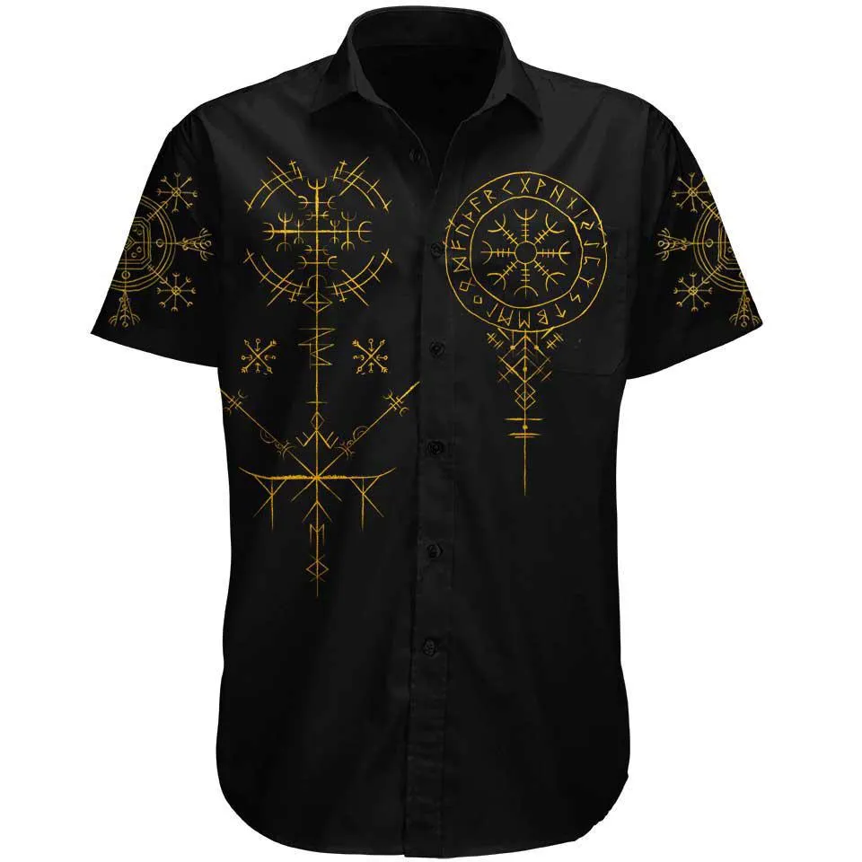 Helm Of Awe Button Up Shirt