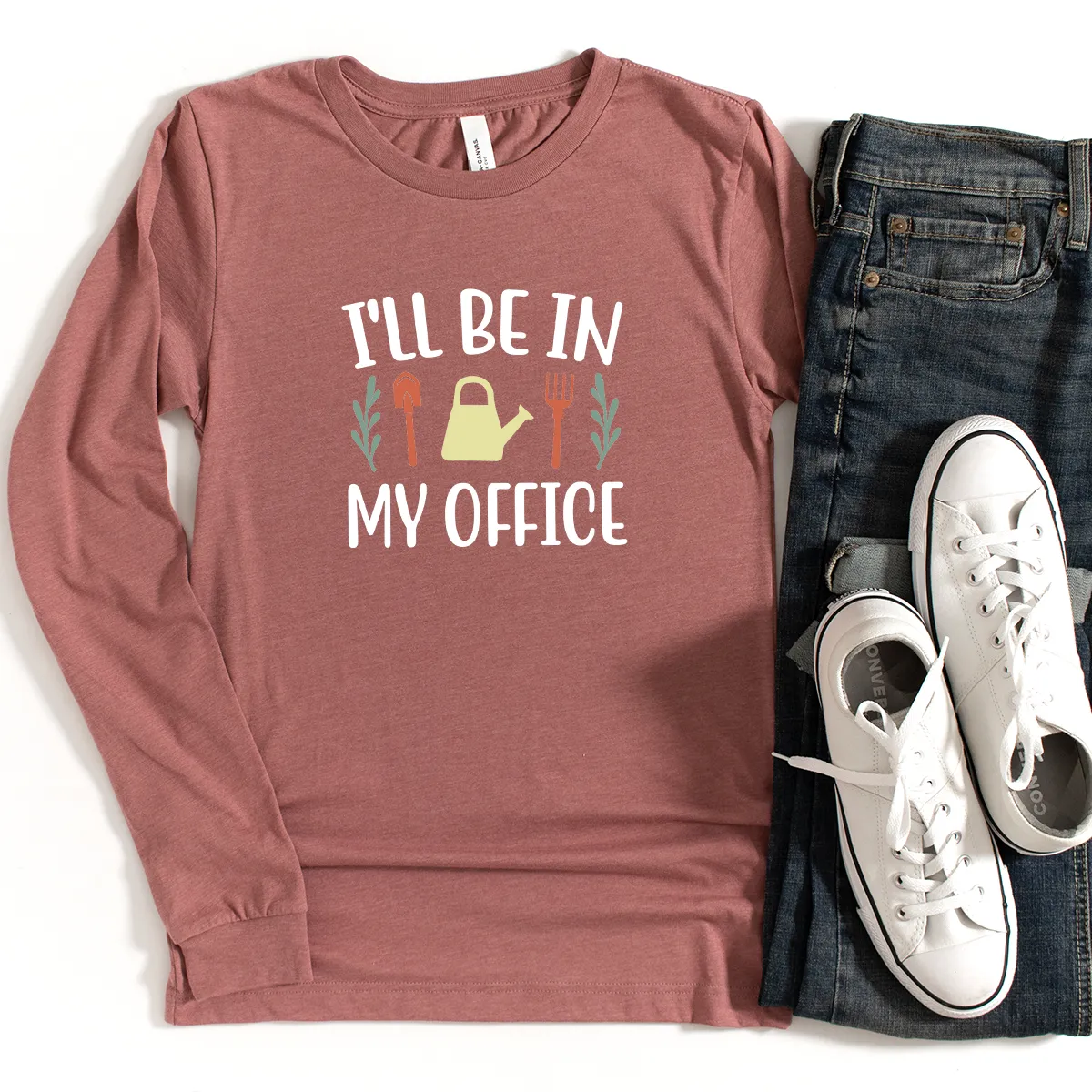 I'll be in my office long sleeve unisex tee