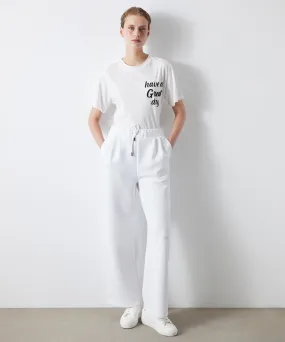 Ipekyol Adjustable Waist Relaxed Fit Trousers White