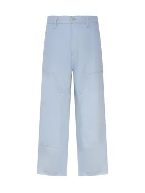 Light Blue Relaxed Tapered Pants