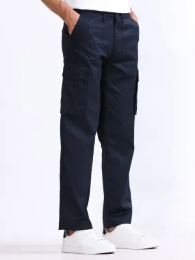 Mason Navy Relaxed Cargo