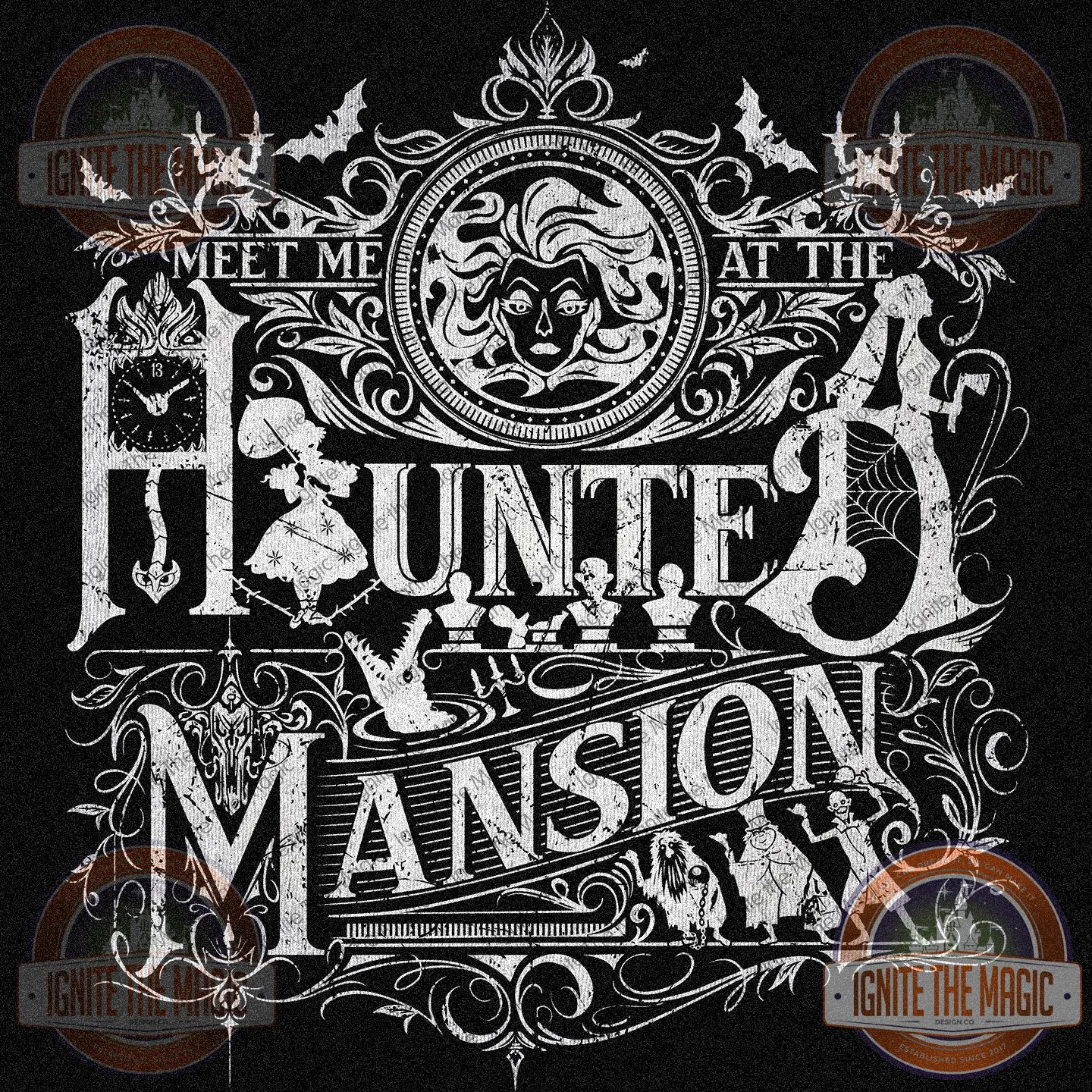 Meet Me at the Haunted Mansion - Unisex Tanks    Tees