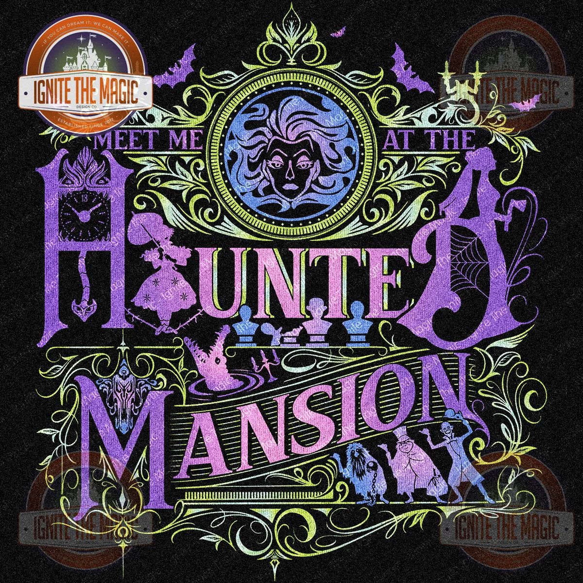 Meet Me at the Haunted Mansion - Unisex Tanks    Tees