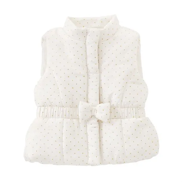 Mud Pie Puff Bow Vest