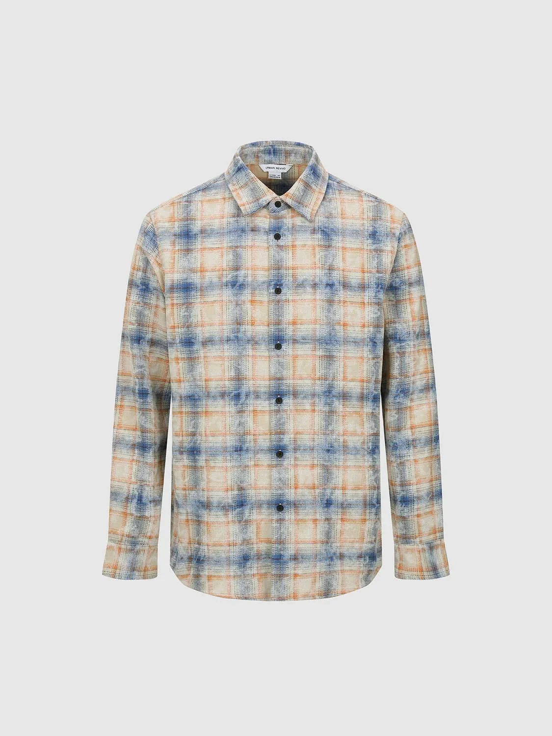 Plaid Loose Button Up Shirts