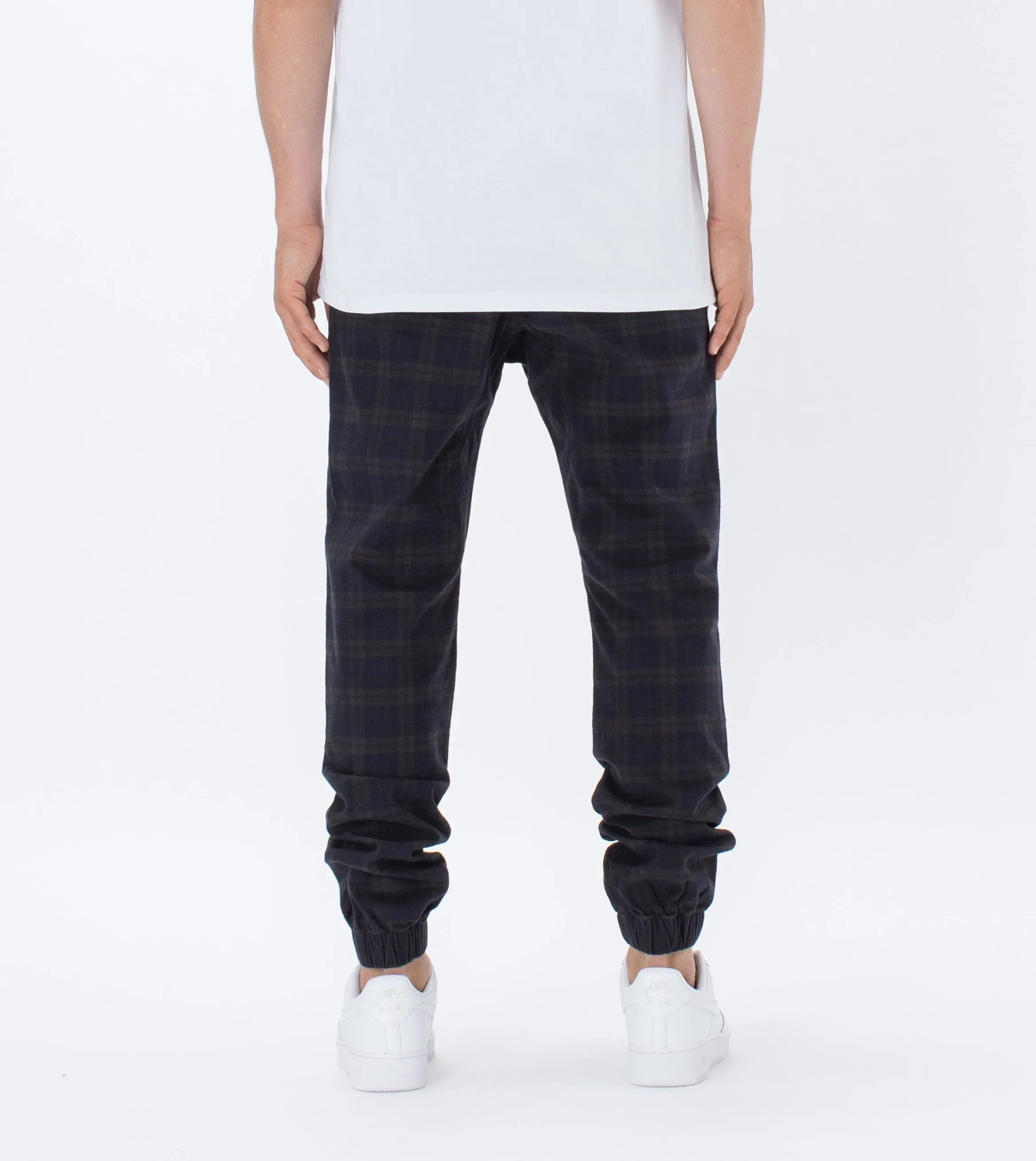 Plaid Sureshot Jogger Ink/Boysenberry