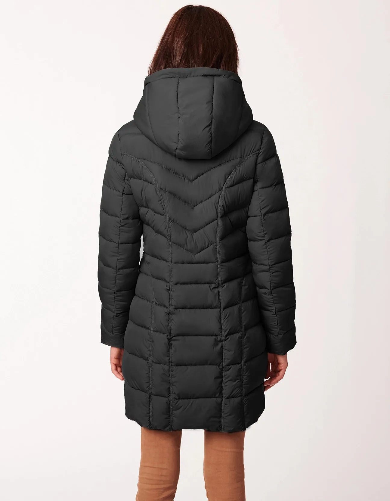 Princess Seam Walker Puffer - Black