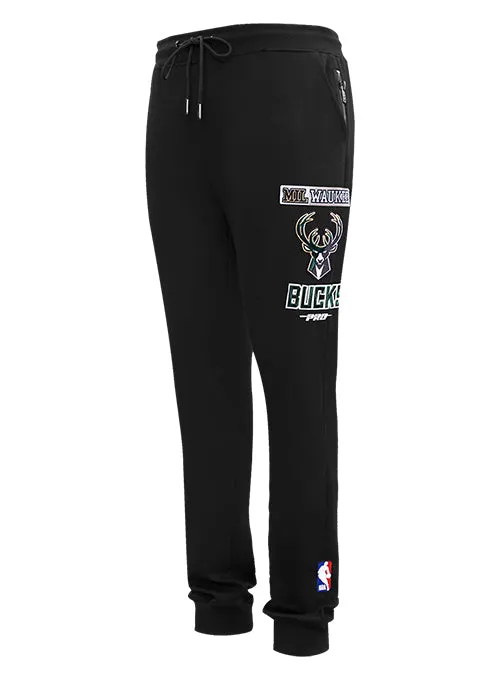 Pro Standard Split Logo Milwaukee Bucks Jogger Sweatpant