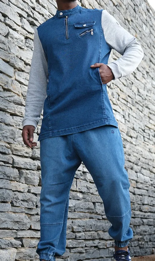 QL K2 Hybrid Denim Sweat in Ocean Blue