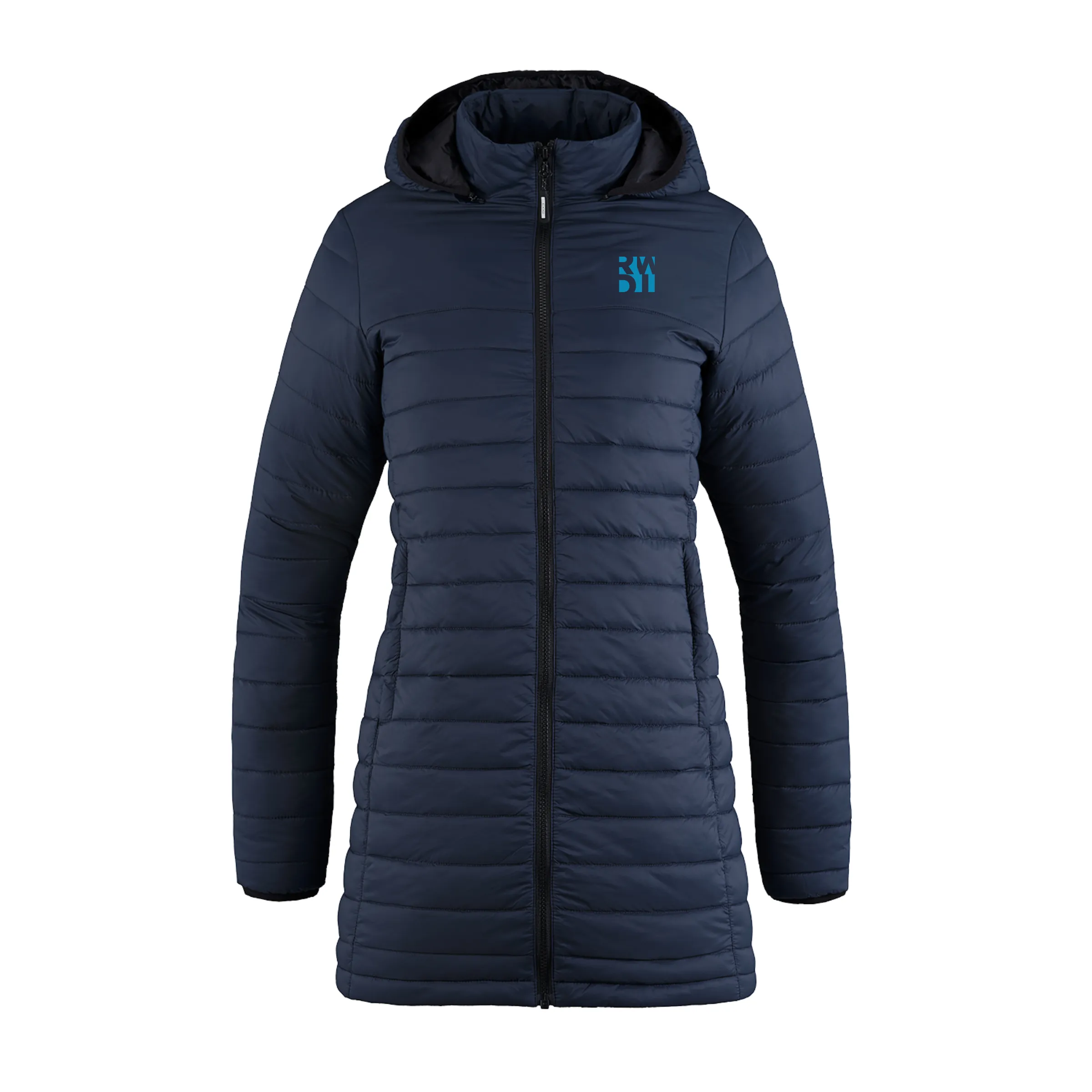 RWDI Ladies Long Length Puffer Jacket