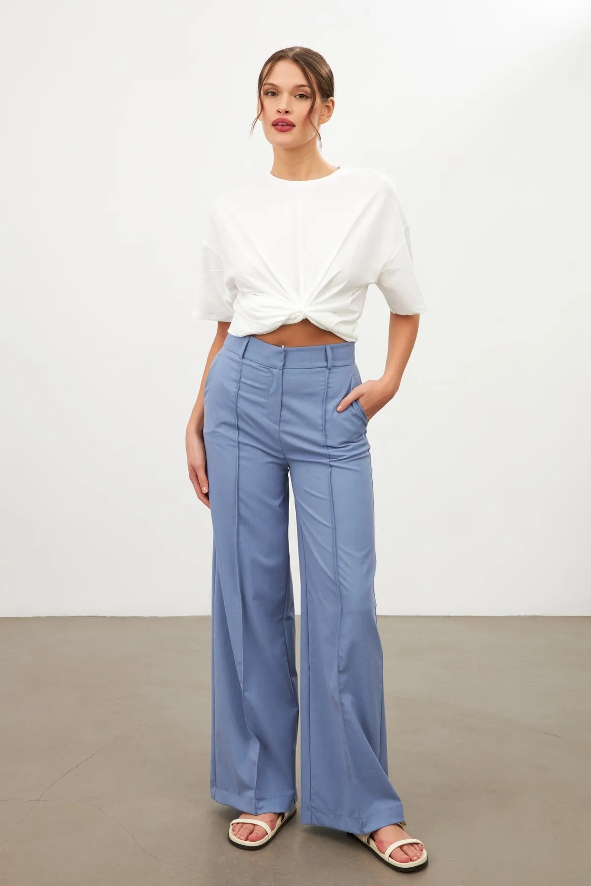 Setre Relaxed-Cut Trousers Blue