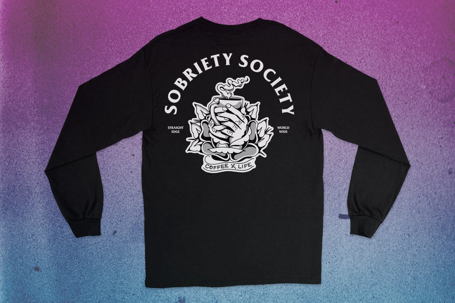 Sobriety Society Long Sleeve Tee