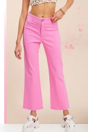 Soft Washed Stretchy High Rise Pants