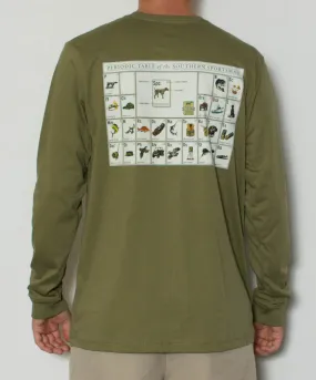 Southern Point - Periodic Table: Southern Sportsman Long Sleeve Tee