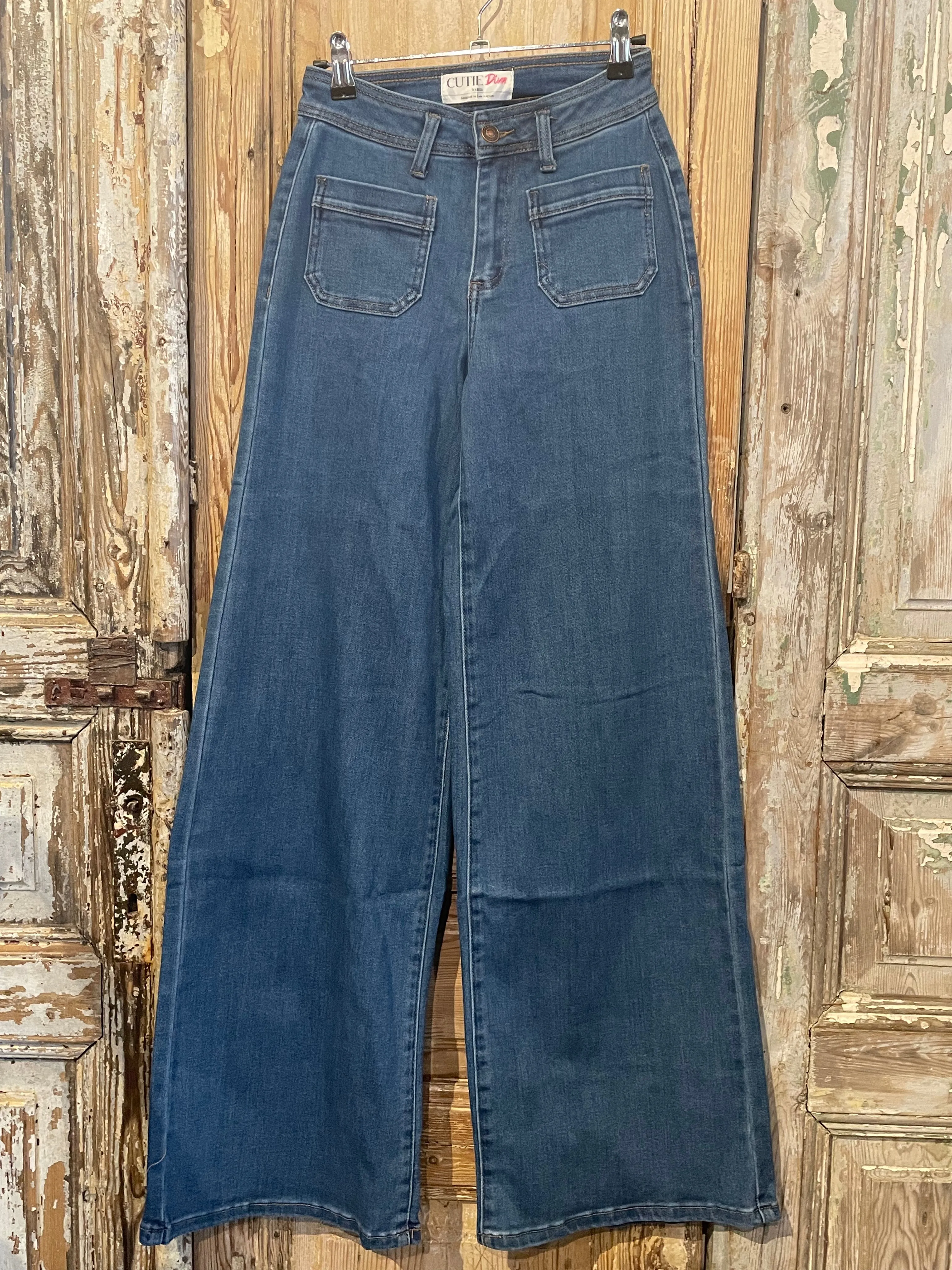 Stretchy  Front Pocket Jeans