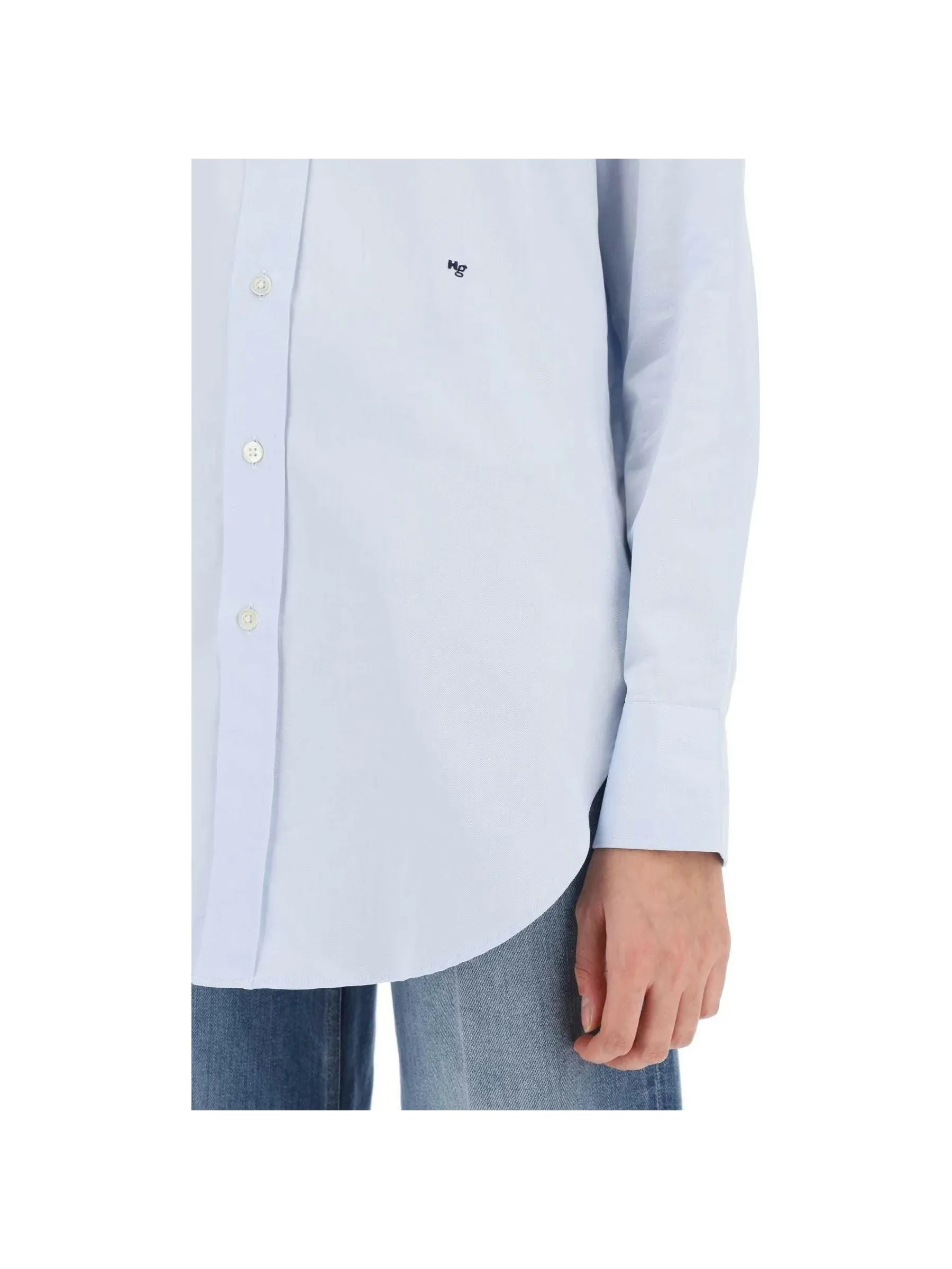 Twill Button-Up Shirt