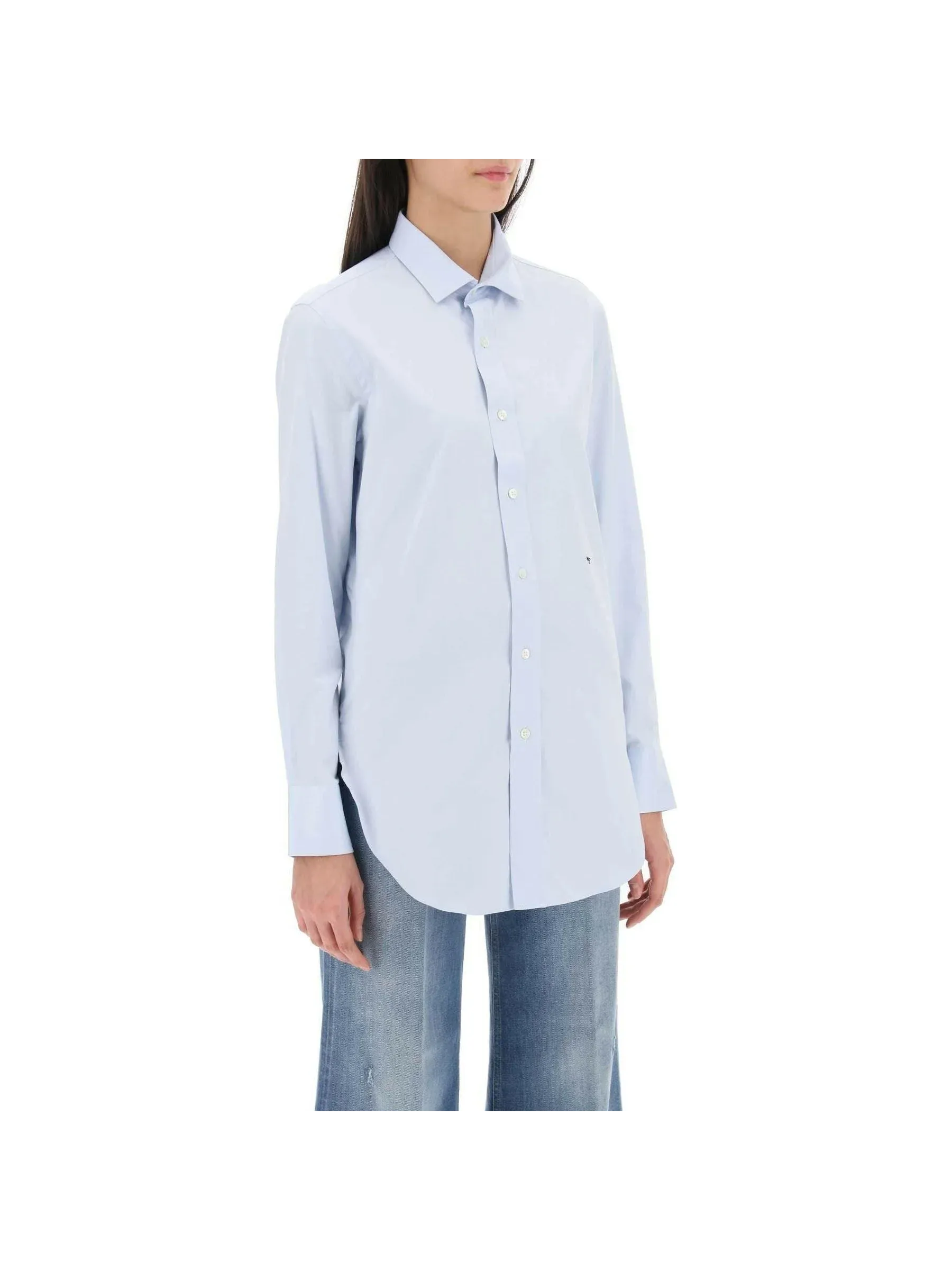 Twill Button-Up Shirt