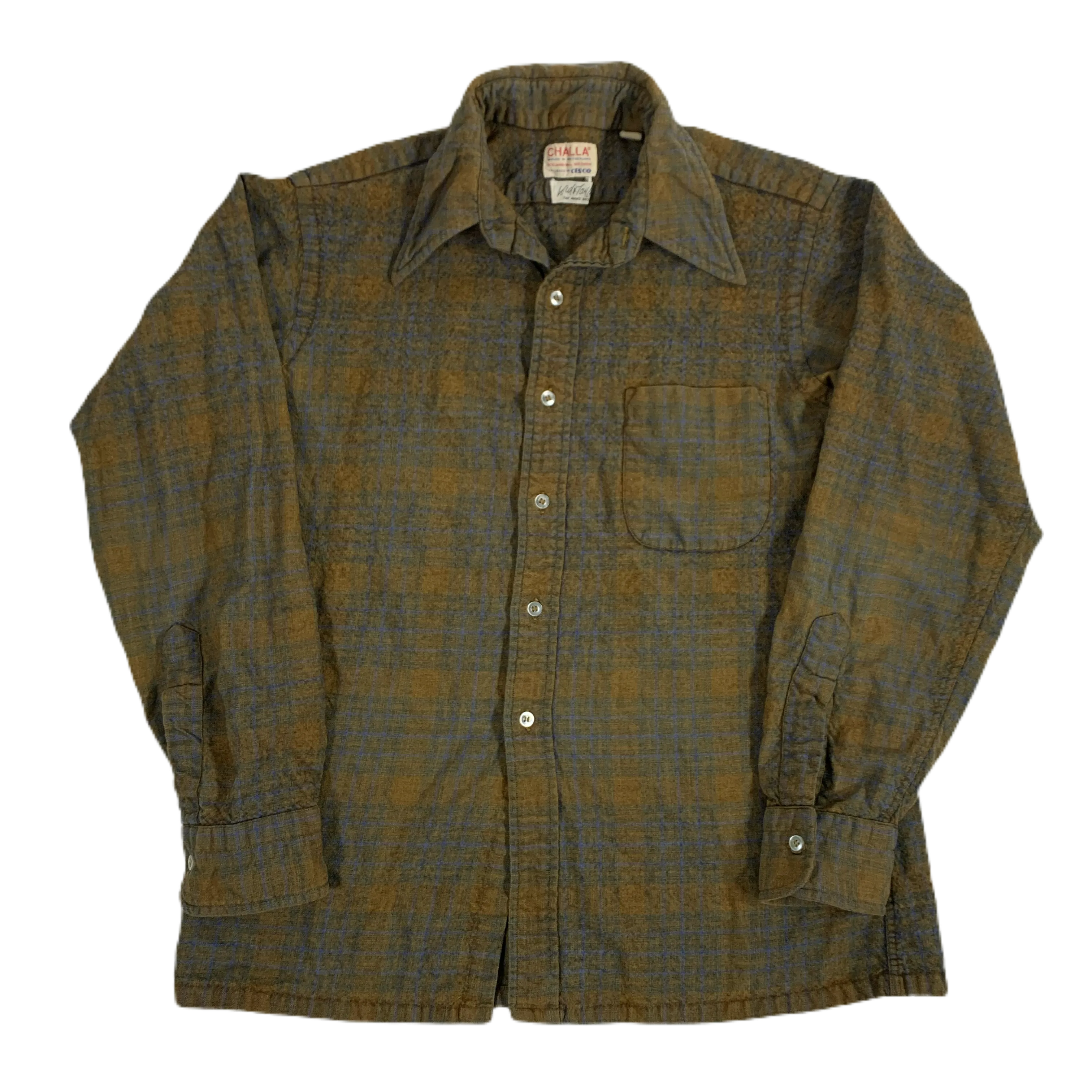 Vintage Challa Lamb’s Wool “Open Collar” Shirt