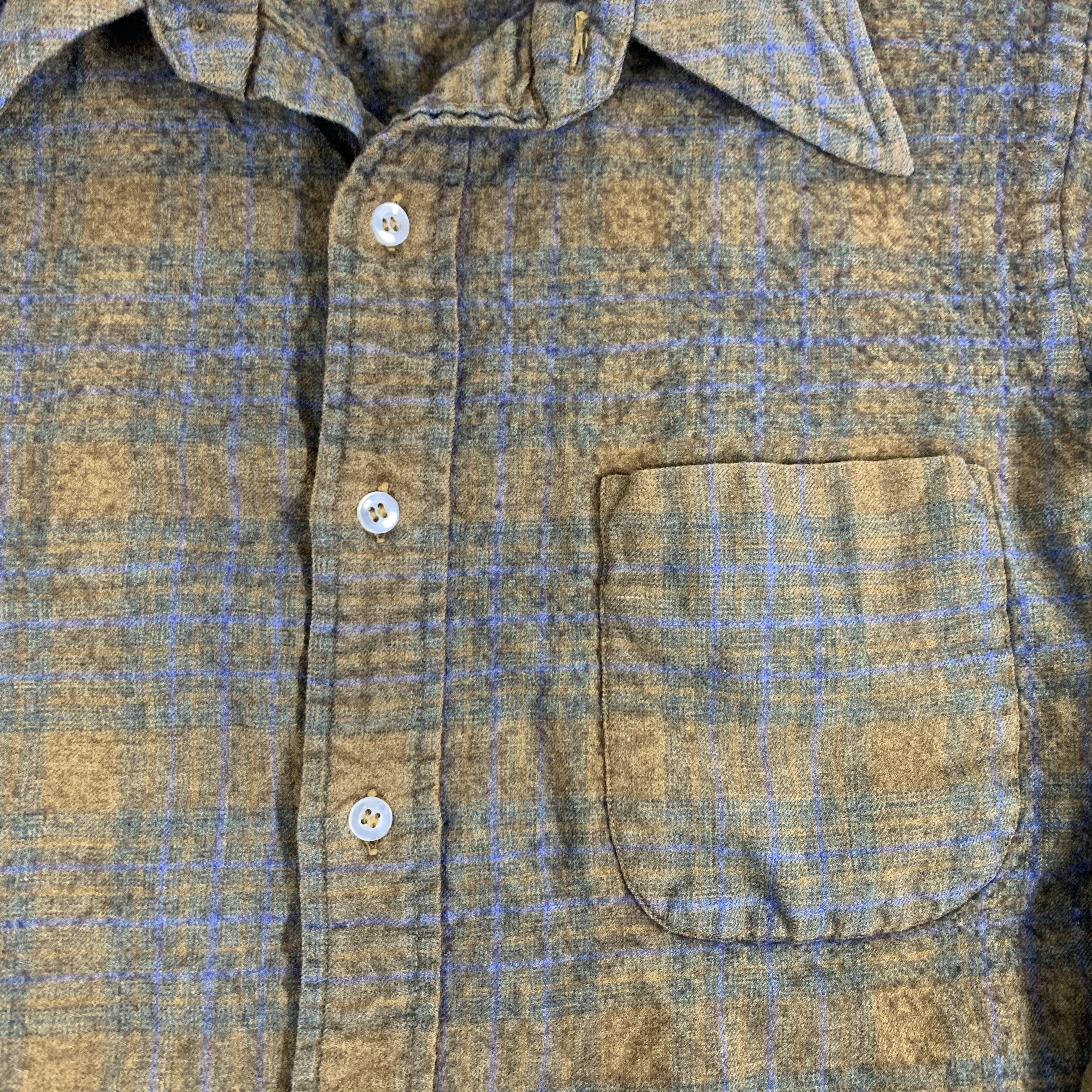 Vintage Challa Lamb’s Wool “Open Collar” Shirt