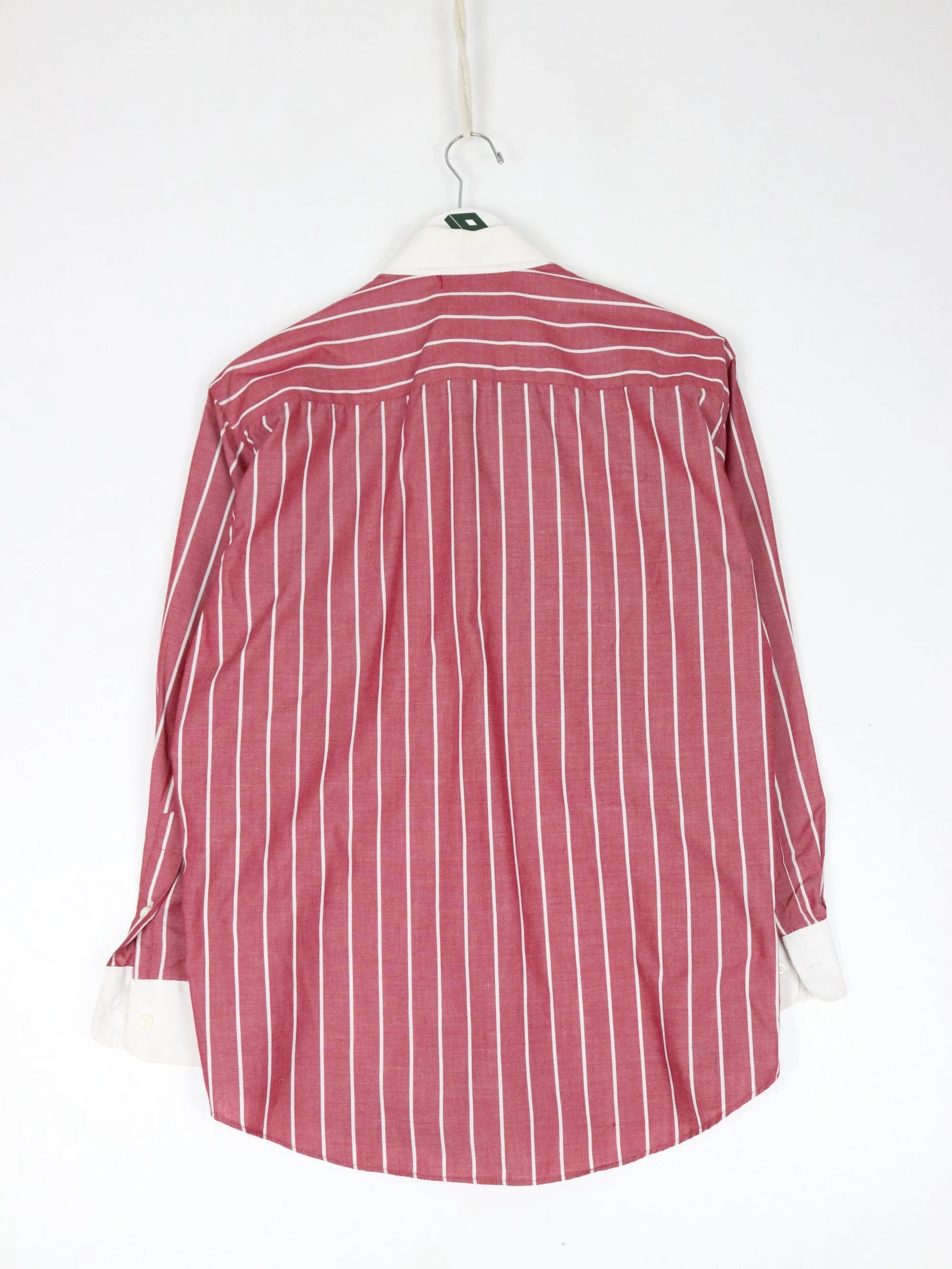 Vintage Tabi International Shirt Womens Medium Red Striped Button Up