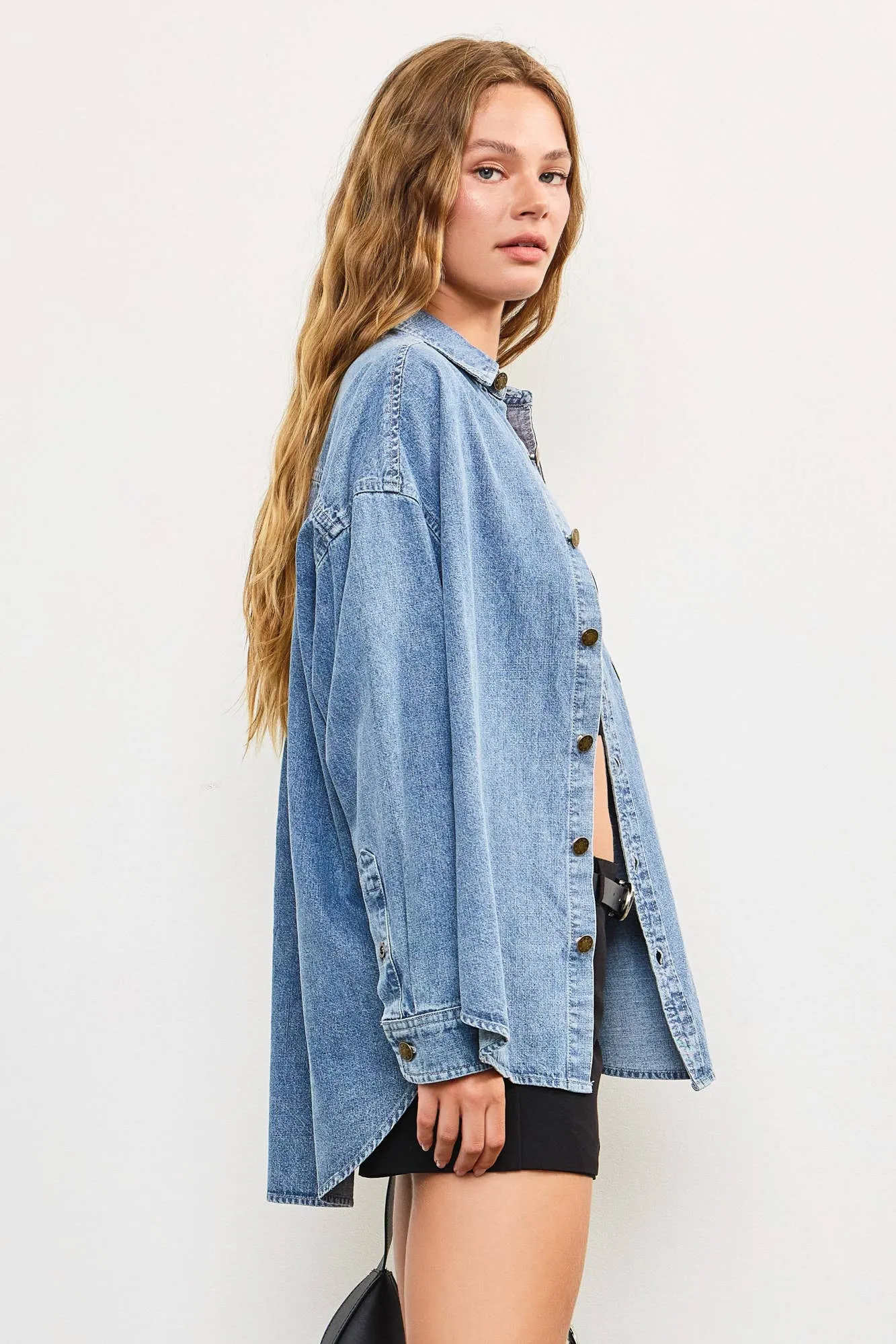 WASHED DENIM SHIRTS