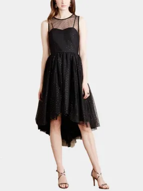 Wholesale Black Round Neck Sleeveless Midi Dress